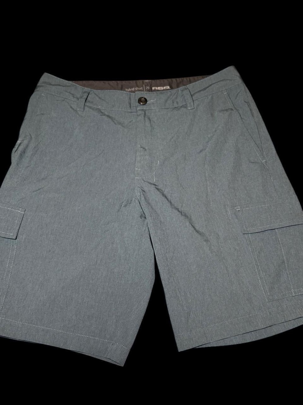 RSQ Men's Gray Cargo Shorts